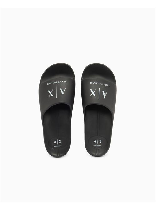 Ciabatte slides con logo ARMANI EXCHANGE | XM002744AF23456/MC011